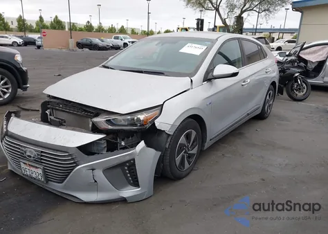 2019 Hyundai Ioniq Hybrid Sel from USA, damaged, VIN KMHC75LC3KU132155